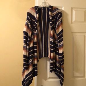 American Rag hooded cardigan sweater size 0x